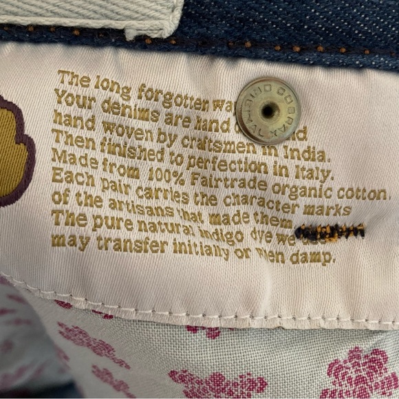 Sharkah Chakra Ladies Orcha blue Jeans - 9ct Gold Stud W32 L30- BNWT - Picture 11 of 17